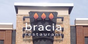 Channel Letter Sign for bracia restaurant
